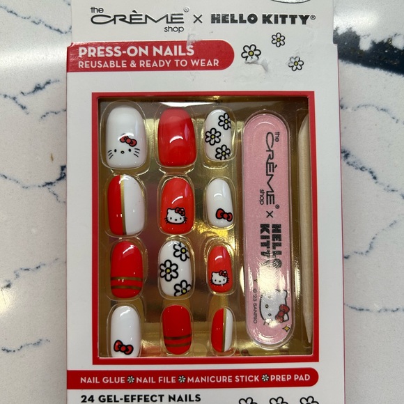 Hello Kitty Press On Nail and Gel Nail Strip Kit - Picture 5 of 5